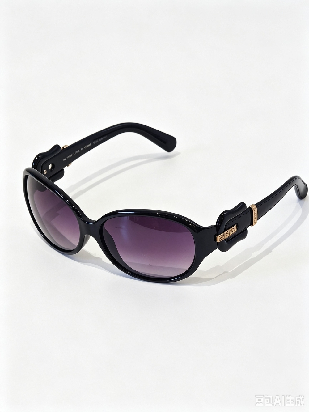 Fendi Women's Black Sunglasses with Gradient Lenses